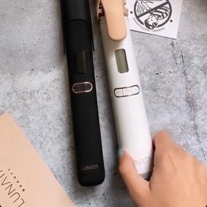Wireless , rechargeable Lunata hair hot tools.